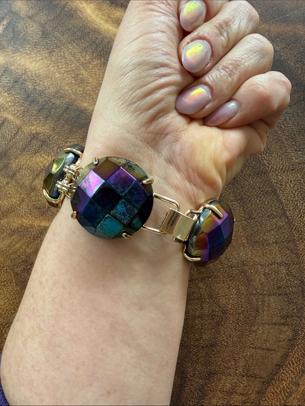 Vintage Kendra Scott Iridescent Cassie Bracelet - Picture 4 of 4